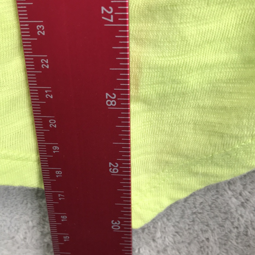 Chico's Neon Orange & Lime Sleeveless Asymmetrical Tunics - Picture 7 of 11
